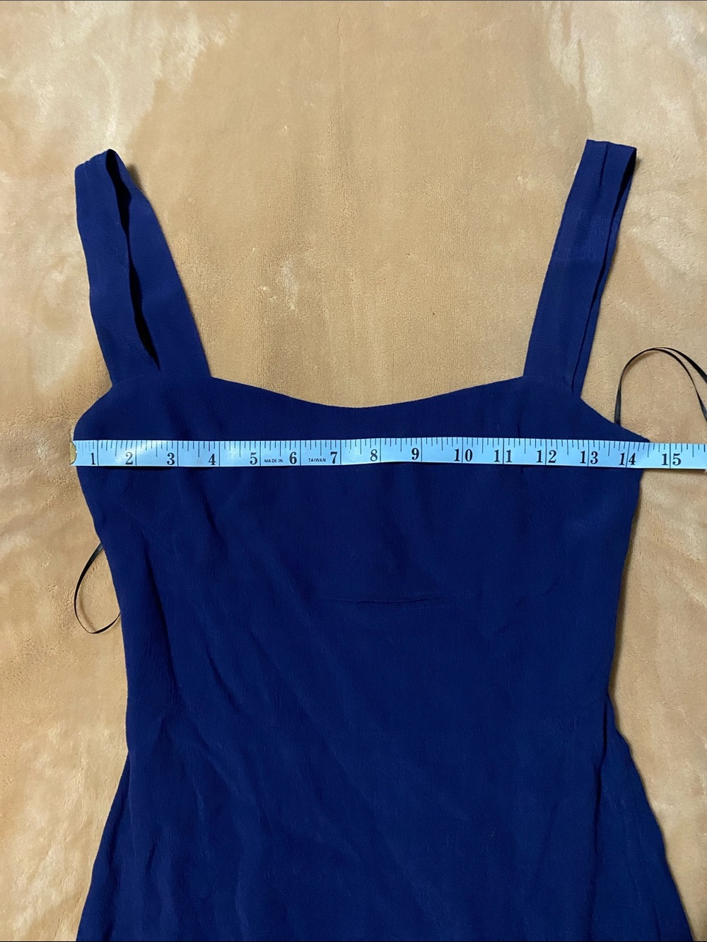 Reformation Blue Christina Midi Dress with Side Slit Sz XXS